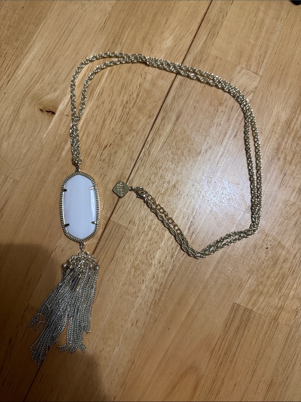 Kendra Scott Opal Gold Pendant Necklace